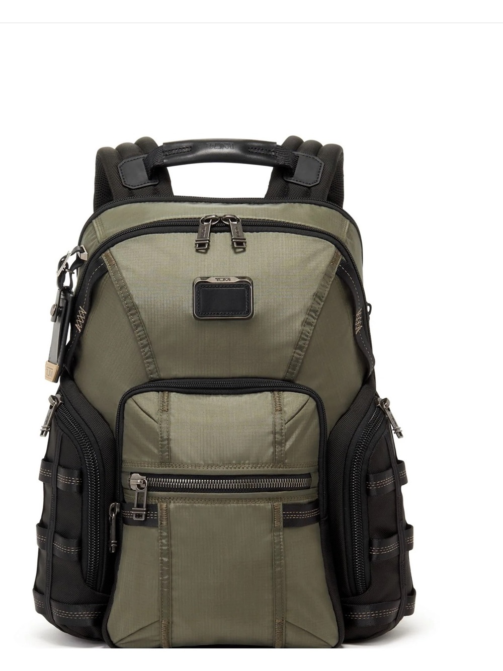 Tumi Alpha Bravo Navigation Backpack - never used! Olive Green